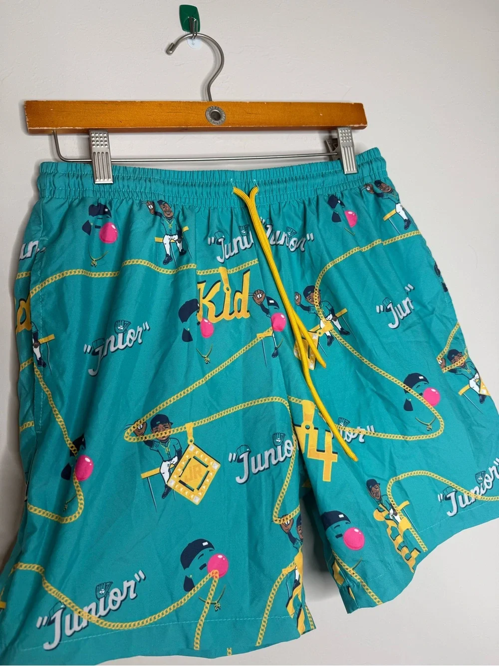 Baseballism junior “kid” Griffey Jr swim trunks shorts size medium